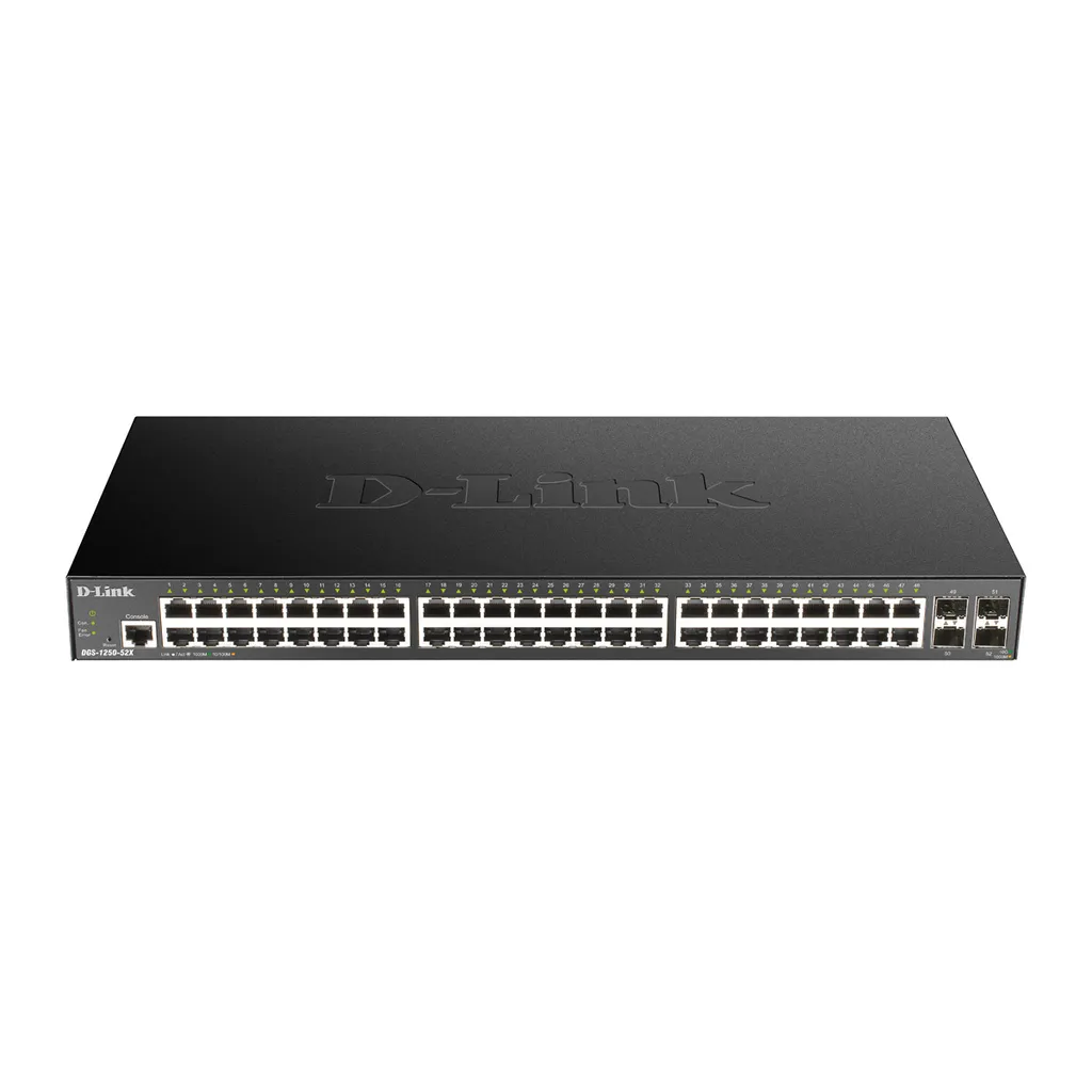 D-Link DGS-1250-52X Switch Smart Managed avec 48 Ports Gigabit et 4 SFP+