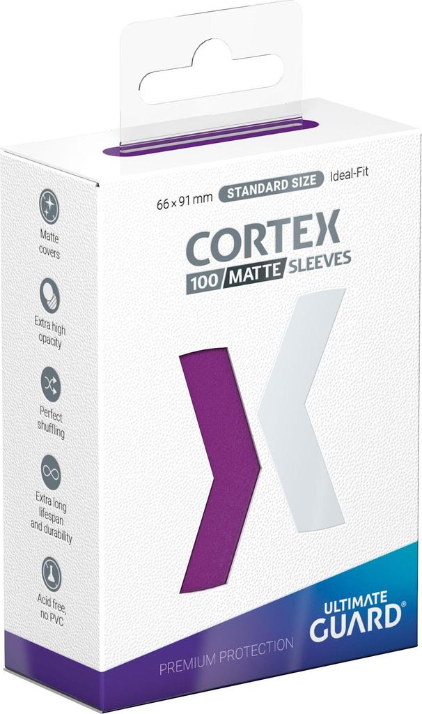 Ultimate Guard Cortex Sleeves Standardgröße Matt-Violett (100)