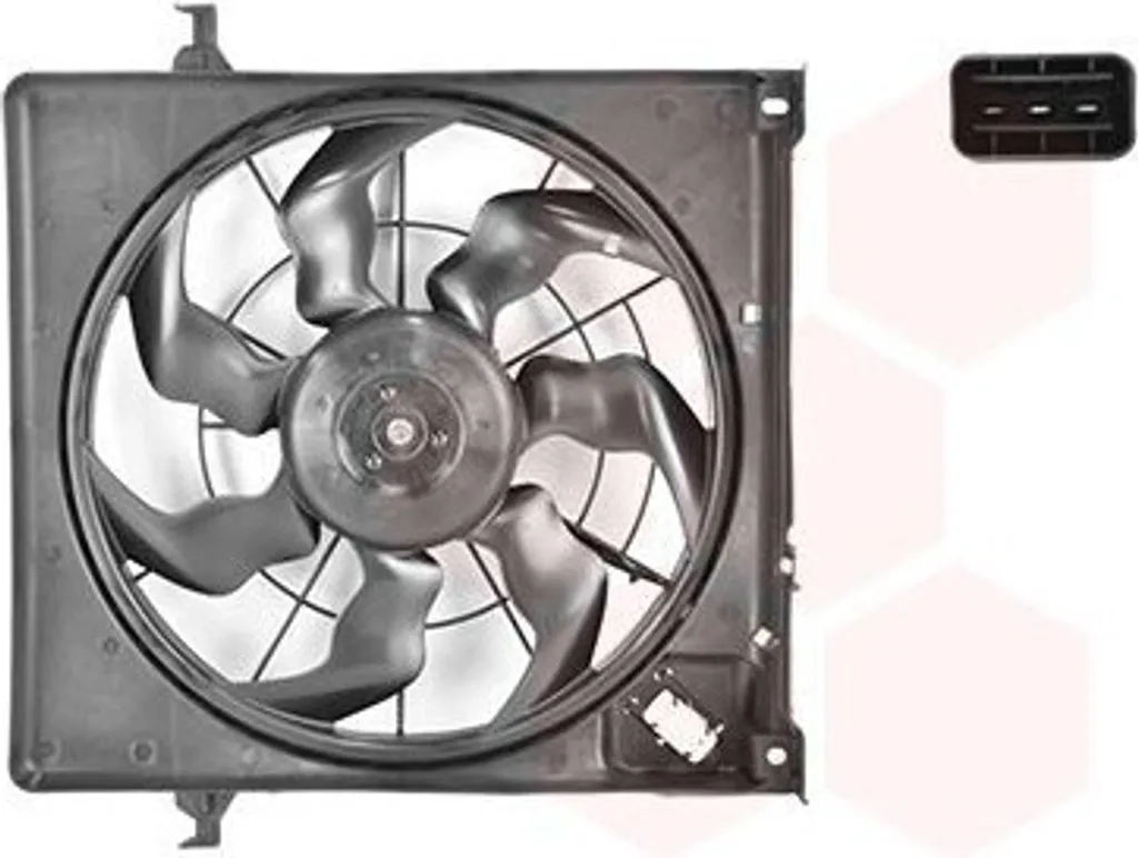 VAN WEZEL 8207747 Ventilateur de refroidissement moteur HYUNDAI i30 FD