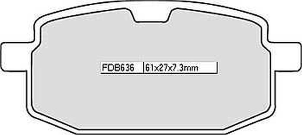 FERODO Bremsbelag FDB 636 Platinum