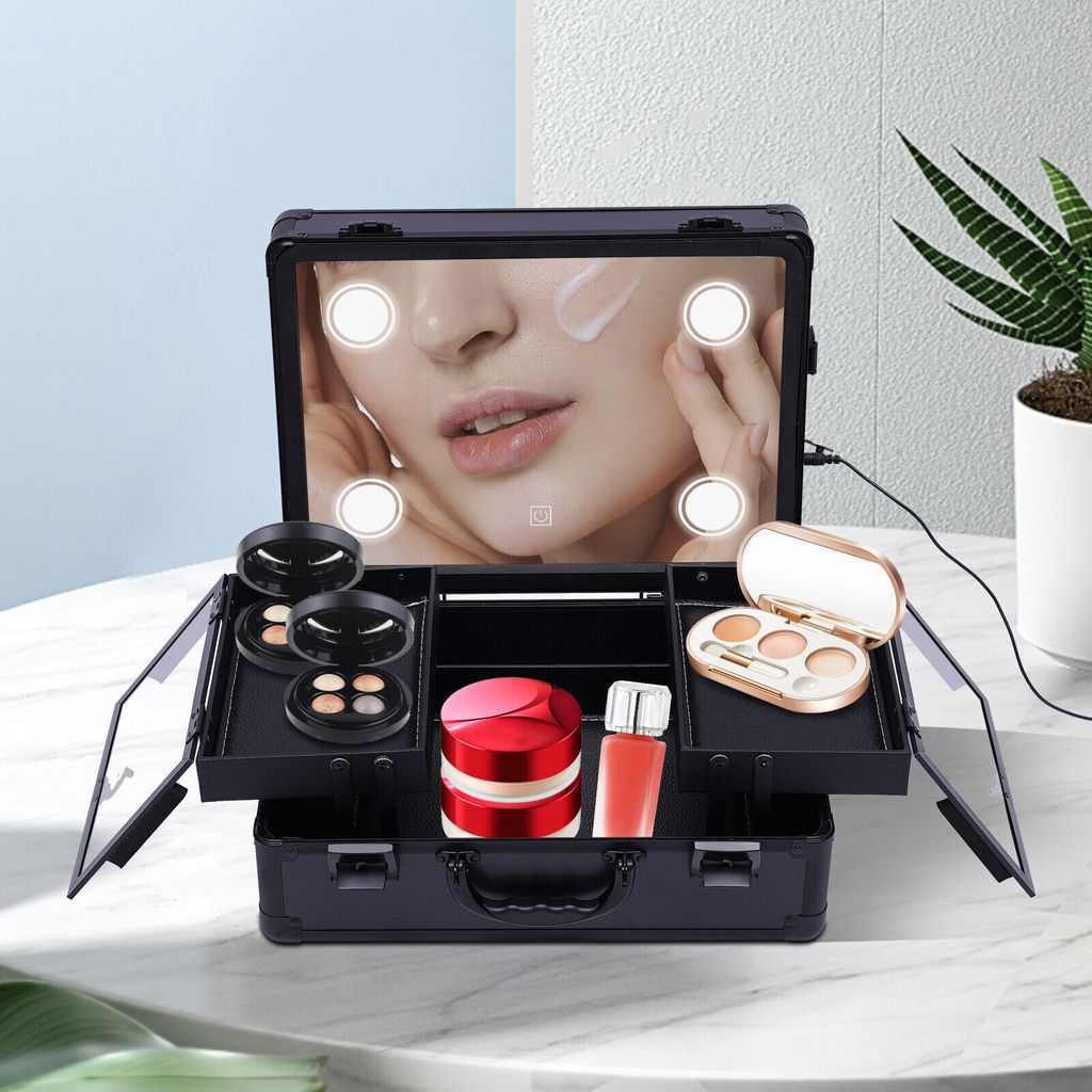 Kosmetický kufřík Make-up Case Black Kadeřnický kufřík Obrázek produktu 2