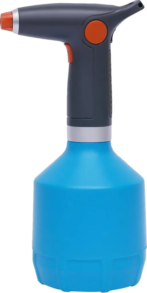 Spruzzatore elettrico, batteria ricaricabile, design ergonomico, blu