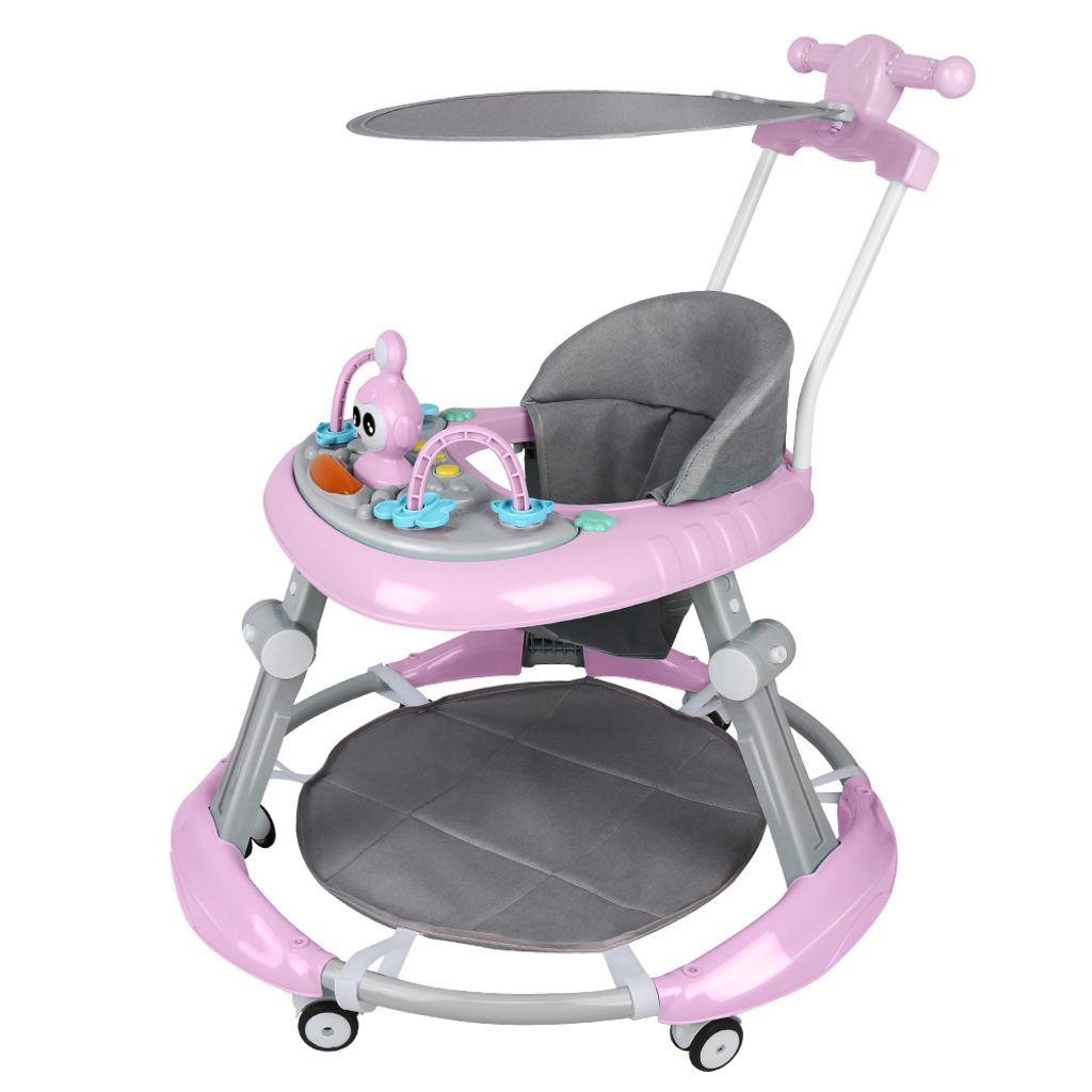 Klappbar Babywalker Lauflernhilfe mit Musik und Spieltisch Produktbild 