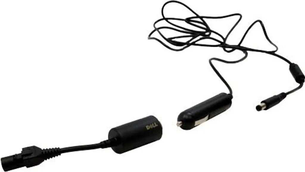 Chargeur PC Portable Dell 90W Allume-Cigare et Avion pour Latitude