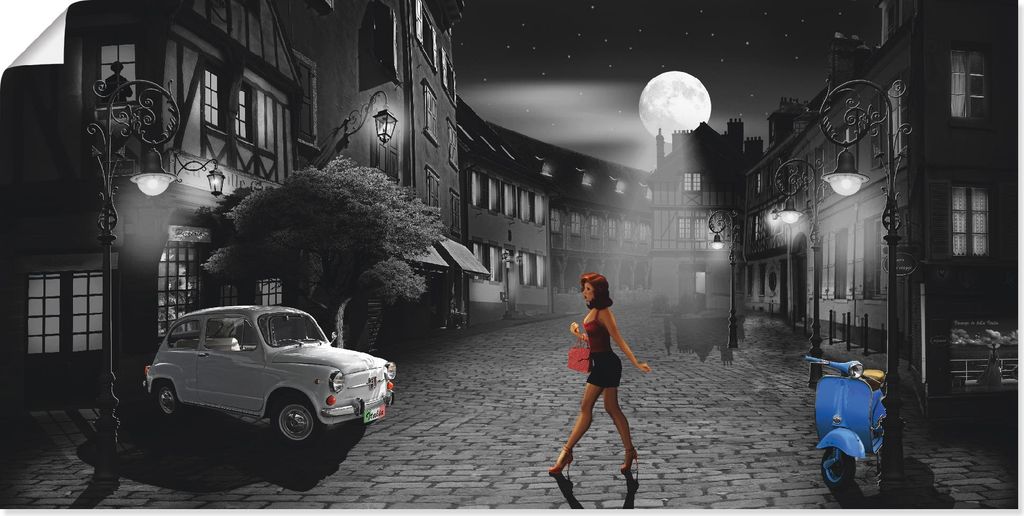 ARTland Poster Feierabend in bella Italia Größe: 100x50 cm