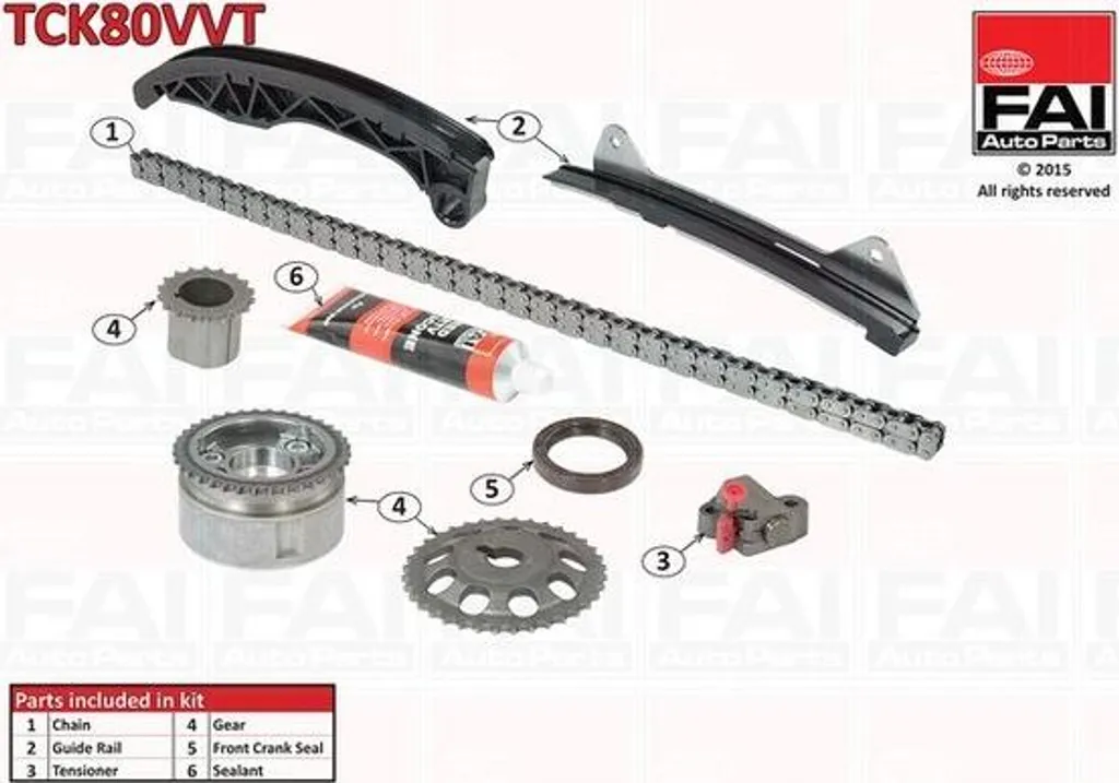 Kit Chaîne de Distribution Toyota Aygo 107 C1 - Réparation Moteur 1.0