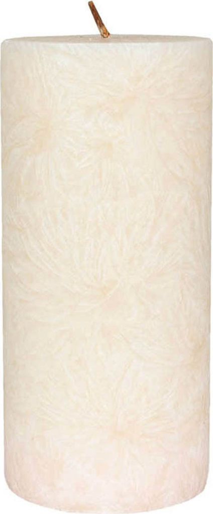 Bougie ronde en stéarine - ivoire 135x64mm Image du produit 