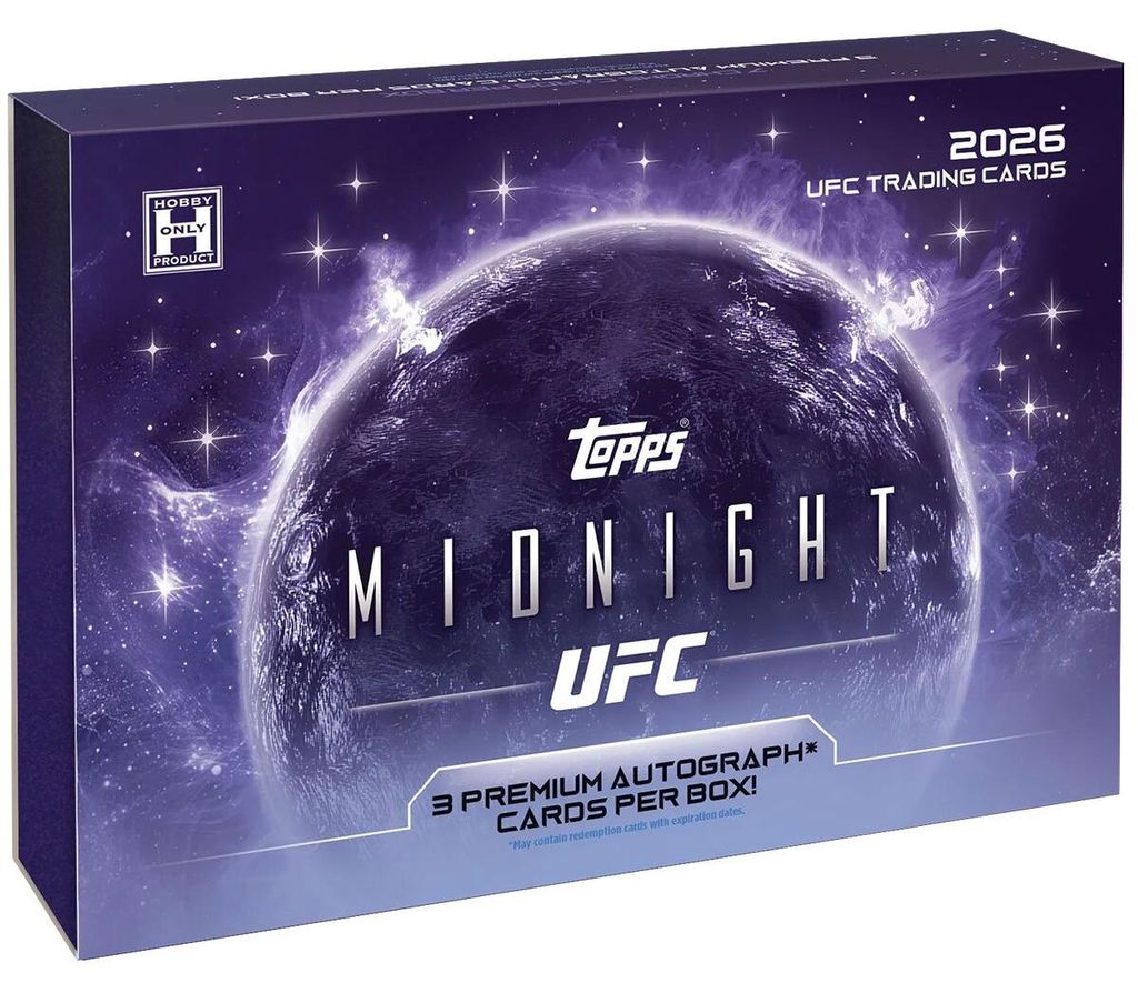 2026 Topps Midnight UFC Hobby Box Obrázok produktu 
