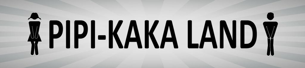 vianmo Holzschild 10x46 cm Pipi-Kaka Land Toilette