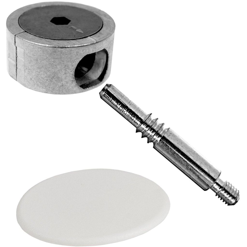 SOTECH Eckverbinder FUERTE 64 mm weiß – Möbelverbinder