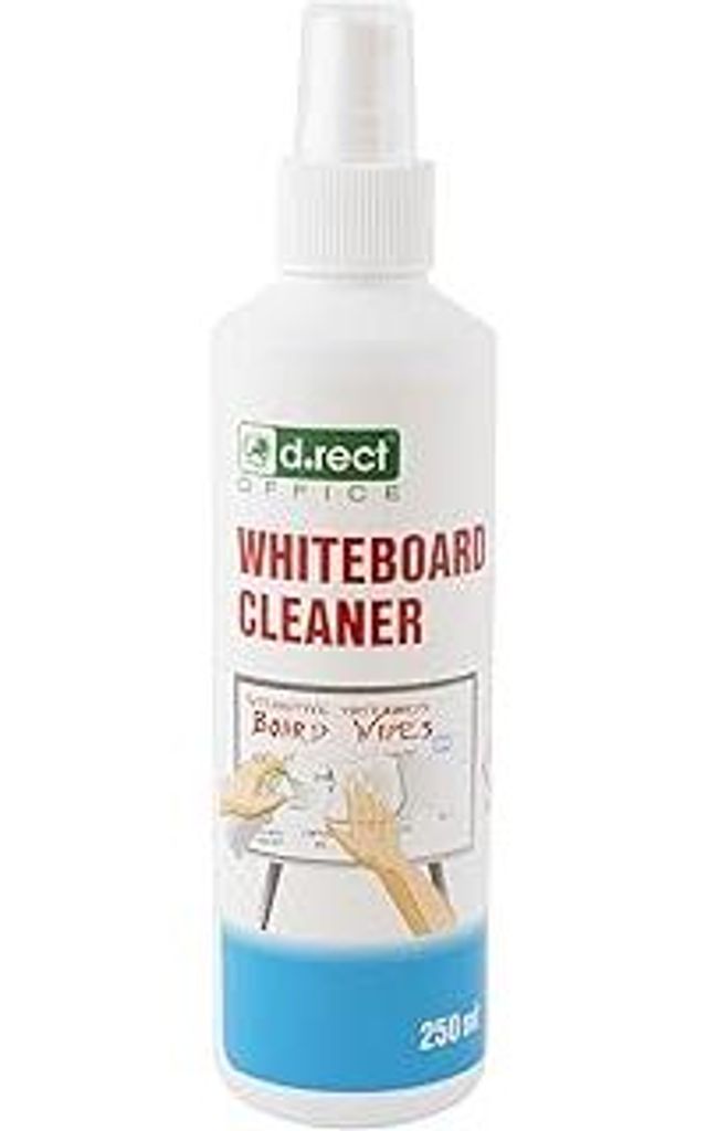 Whiteboard Reiniger 250ml - Pump-Spray-Flasche Whiteboard Cleaner Spray zur Reinigung: Magnettafel, Flipchart - Entfernt Marker Farbe, Staub, Strei...
