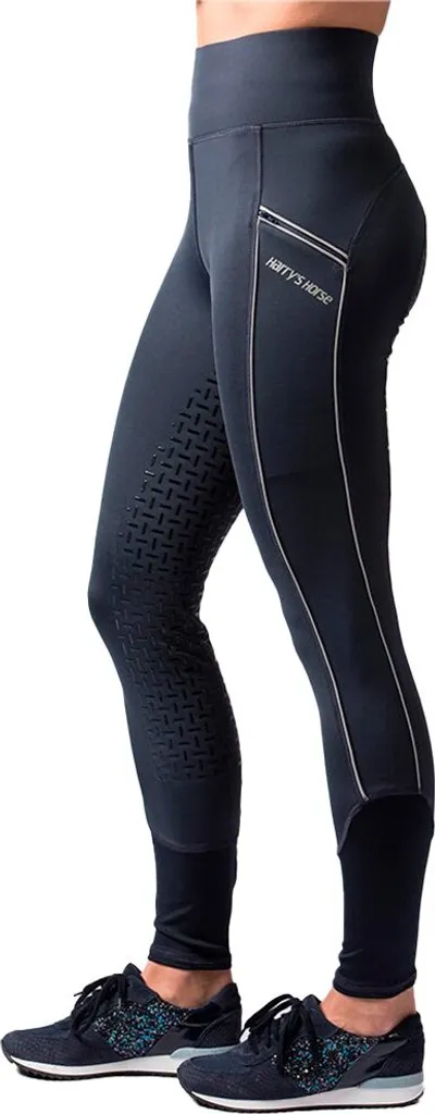 Pantalon de Selle Noir 42 Harry's Horse Full Grip pour une Assise Stable