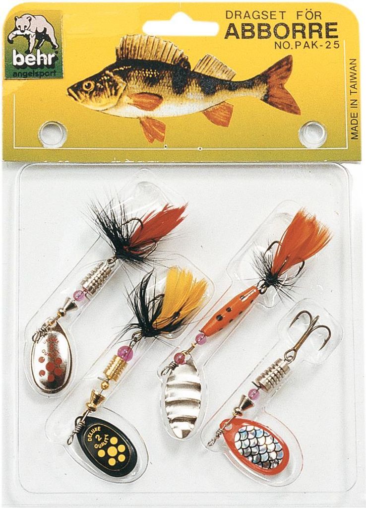 Behr Ködersortiment Barsch 4 Teile 4 Spinner