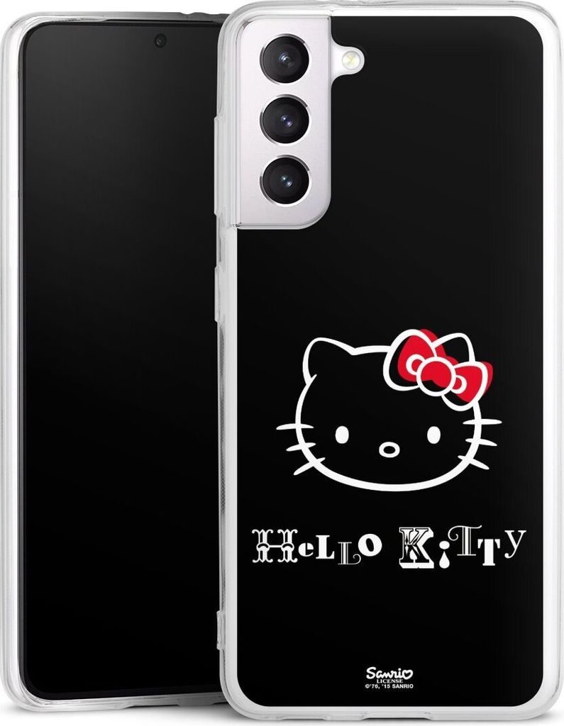 DeinDesign Handyhülle für Samsung Galaxy S21 5G Silikon Hülle Case Smartphone Schutzhülle Fanartikel Hello Kitty Kawaii