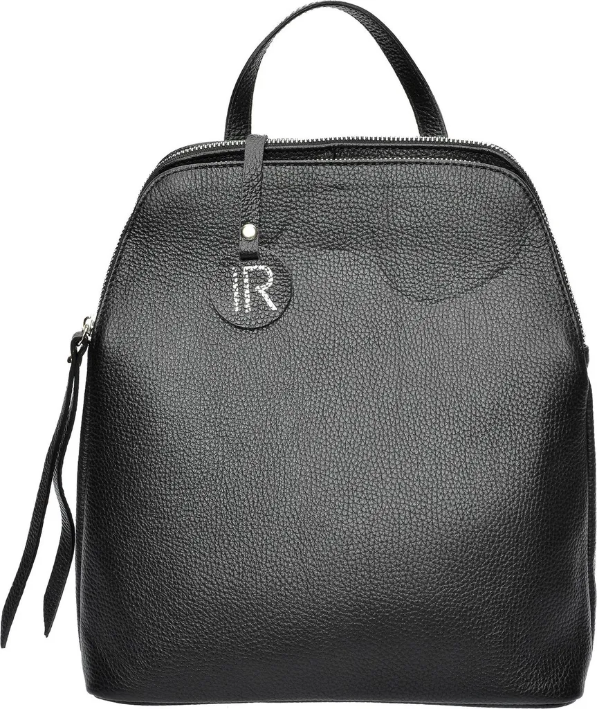 Sac à dos femme en cuir noir chic Isabella Rhea pour le quotidien
