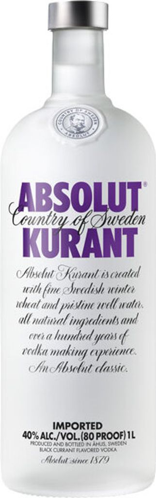 Absolut Kurant Vodka 1L (40% Vol.)