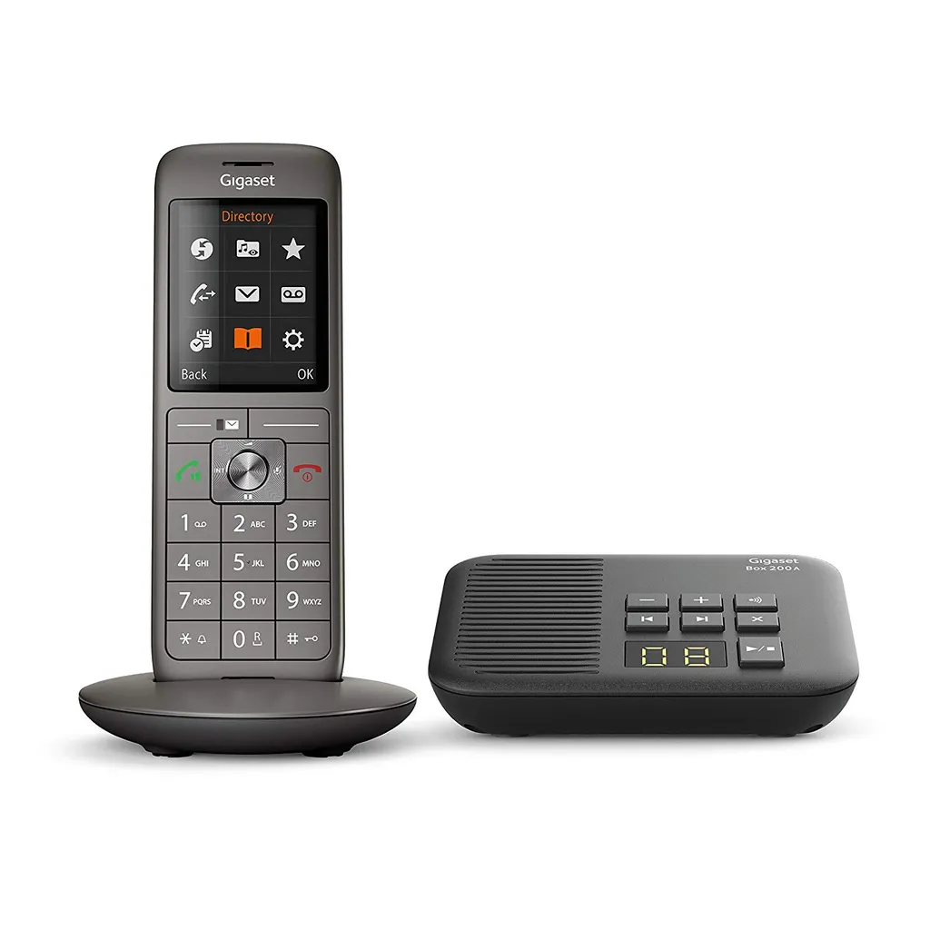 Cordless Elegante Siemens Gigaset CL660A Bianco per Arredo Moderno