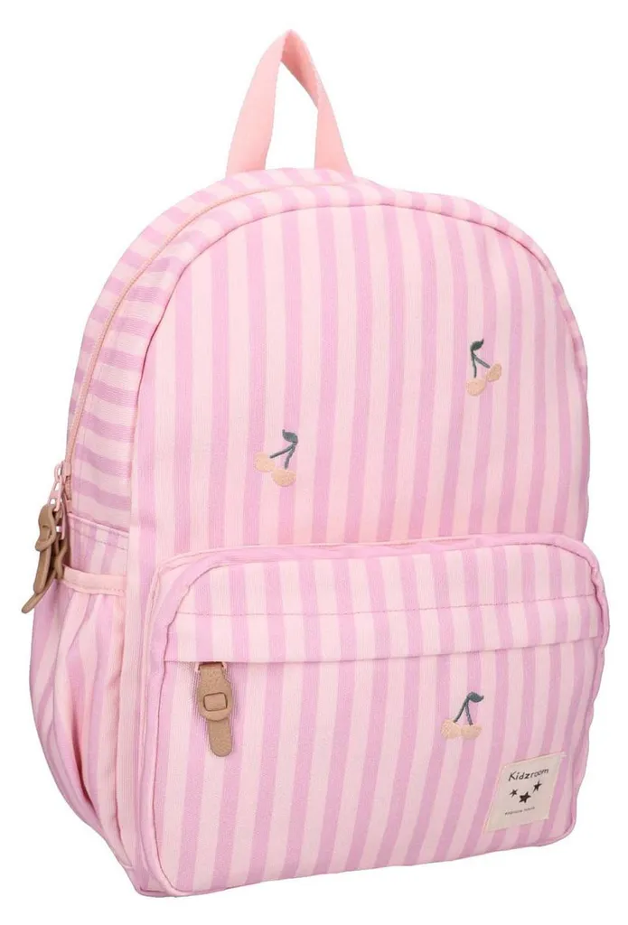 Sac à dos à cerises roses Kidzroom Nostalgia avec bretelles confortables
