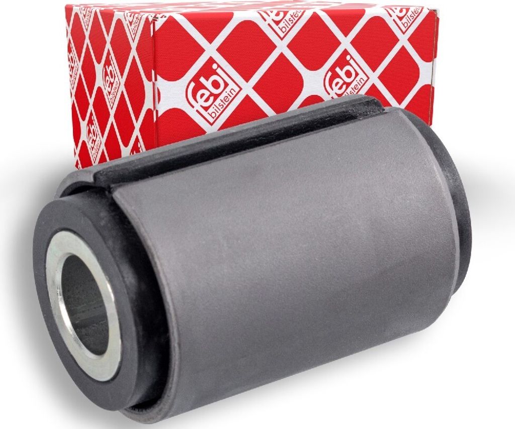 FEBI BILSTEIN Blattfederlager 38504 Vorne Links Vorne Rechts für MAN TGA 95mm Gummi 25mm 62mm 1,01kg