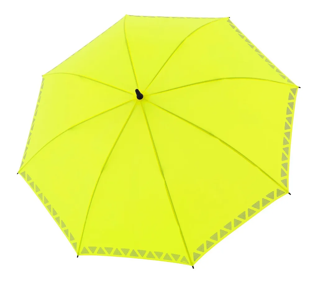 Parapluie Anti-Vent Doppler Jaune Fluo Safety : Restez Sec et Visible