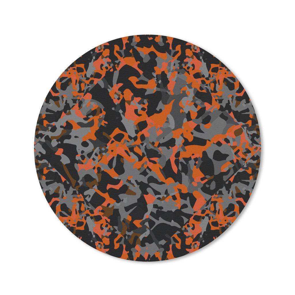 MuchoWow Mauspad Mousepad Rost - Camouflage - Muster - Rustikal 40x40 cm - Mousepads - Maus Mat - Pad - Mausunterlage - Schreibtisch Accessoires