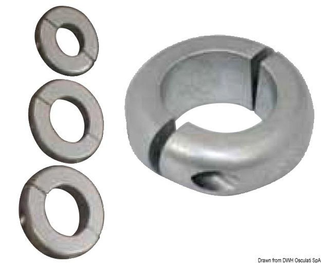 Propellerwelle low olive Anode 30 mm Osculati 43.801.30