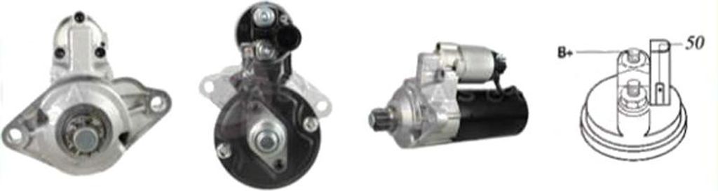 CASCO CST10256AS Starter Anlasser 1,70kW für VW Golf IV Schrägheck (1J1) 12V