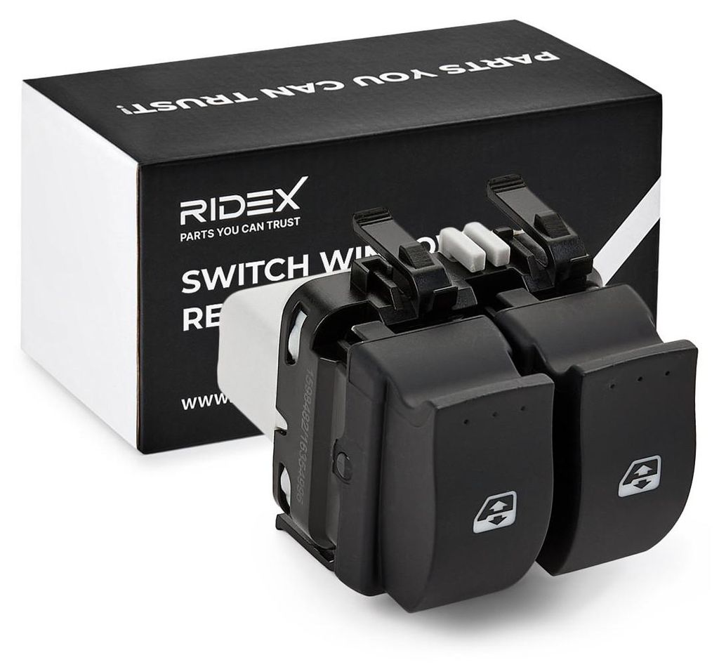 RIDEX 1761S0102 Fensterheberschalter für RENAULT ESPACE IV Produktbild 