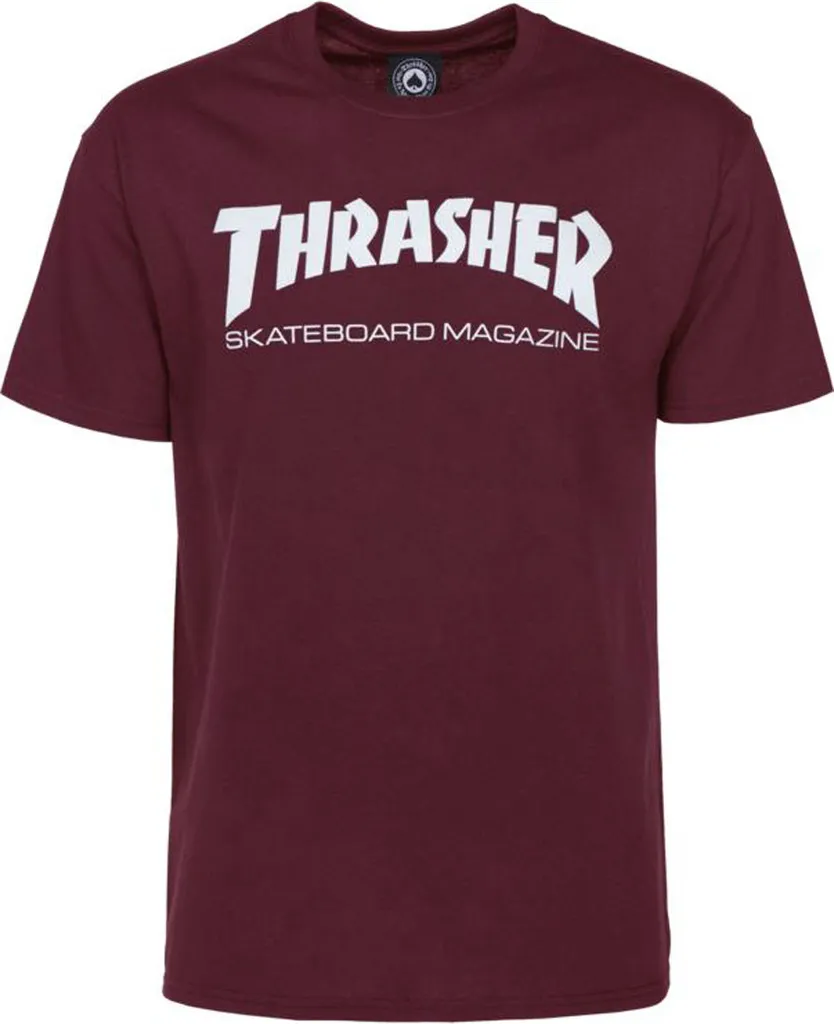 T-Shirt Rouge Thrasher Skate Mag Taille S - Look Skater pour le Quotidien