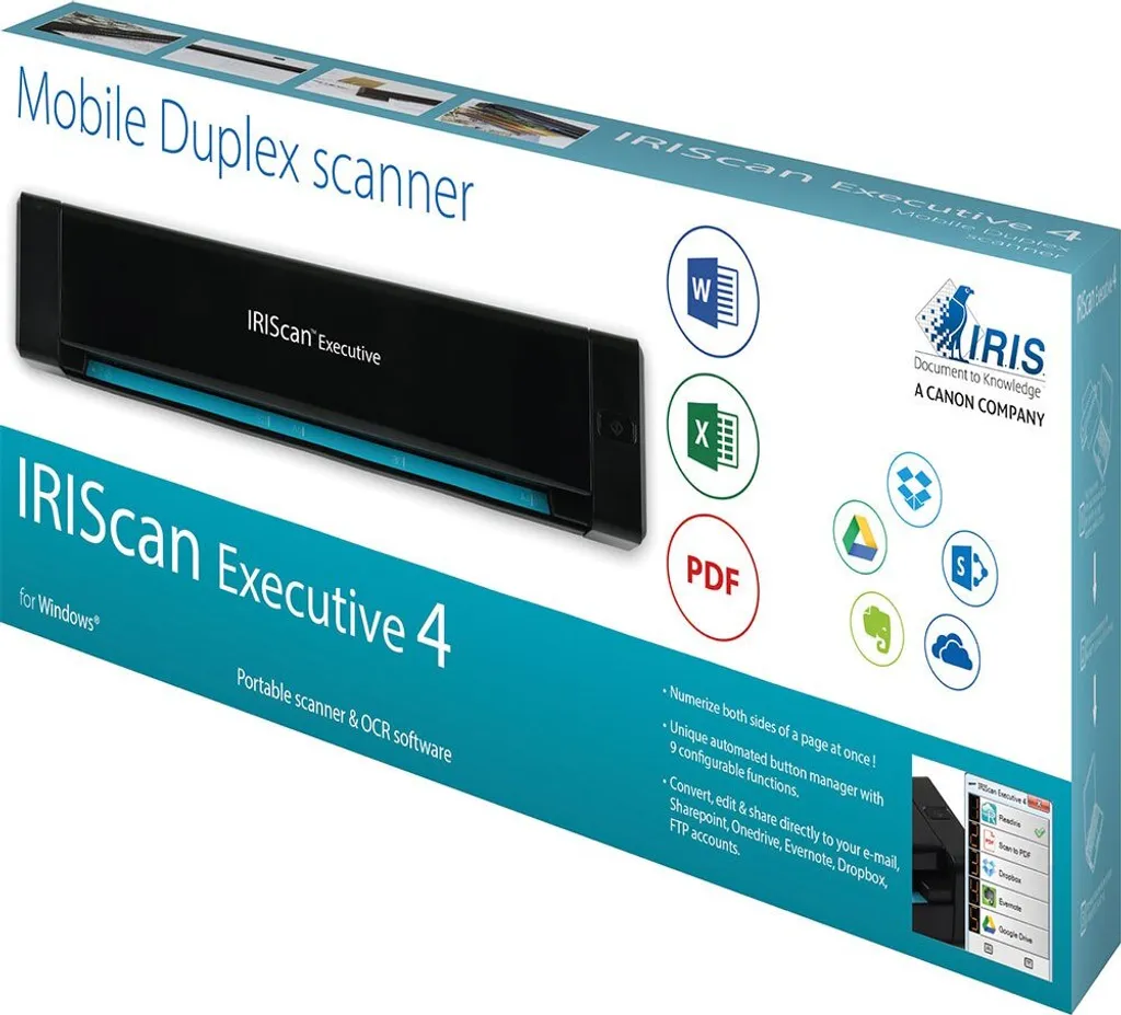 Scanner à feuilles IRIS Executive 4 USB 2.0 600 dpi pour documents A4 - 14