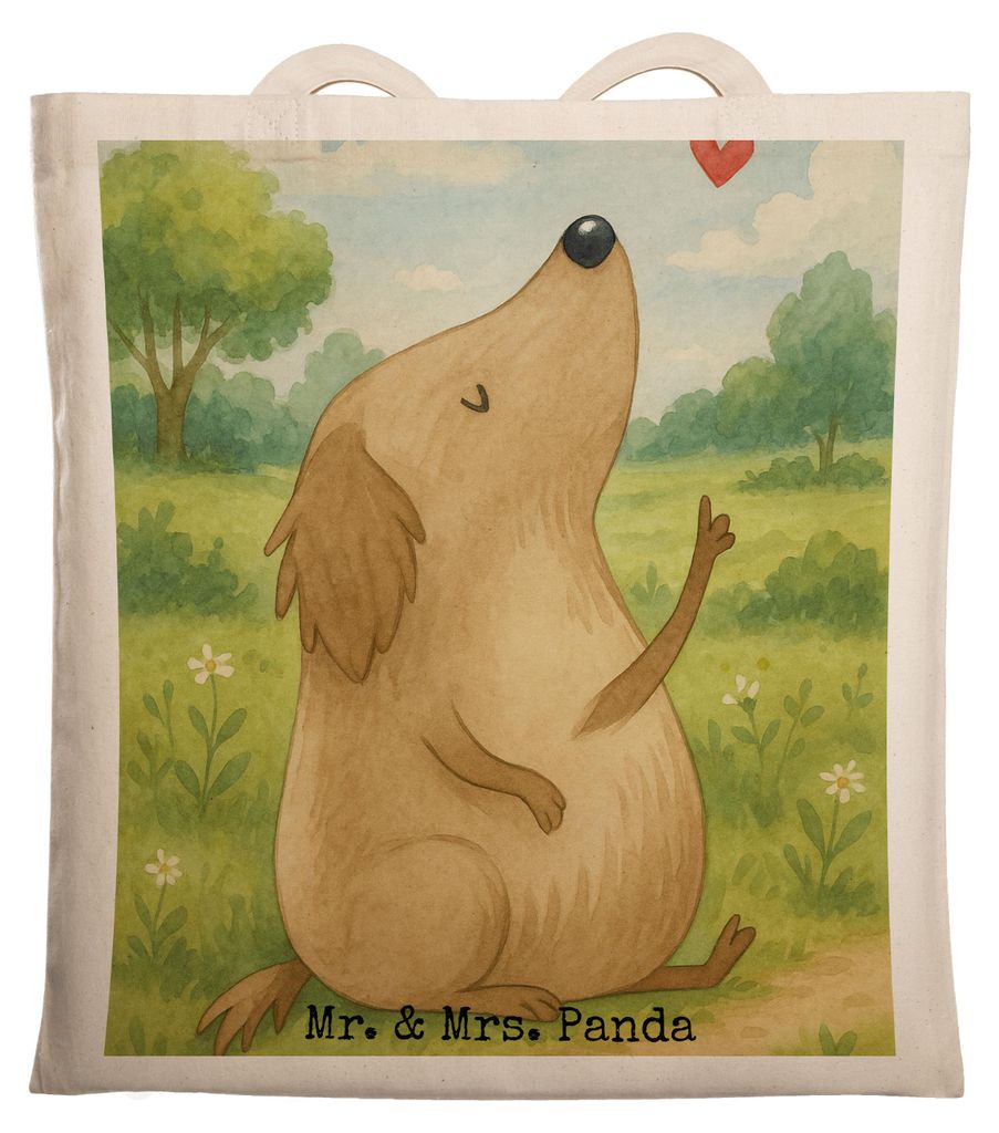 Mr. & Mrs. Panda Schultasche Hund Liebe Design - Weiß - Geschenk, Jutetasche, Hunde, Laptoptasche, Sprüche, Tasche, Hundebesitzer, Tragetasche, T...