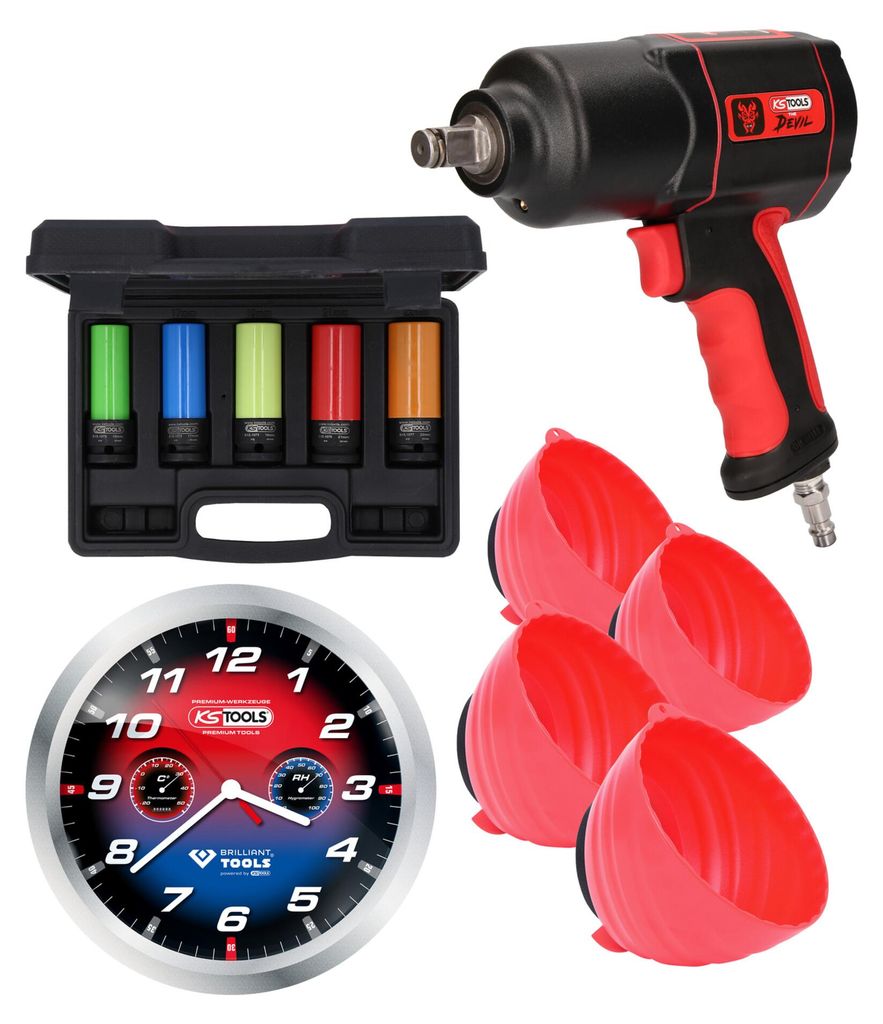 KS Tools Reifen-/Räder Aktionspaket The Devil, 11-tlg.