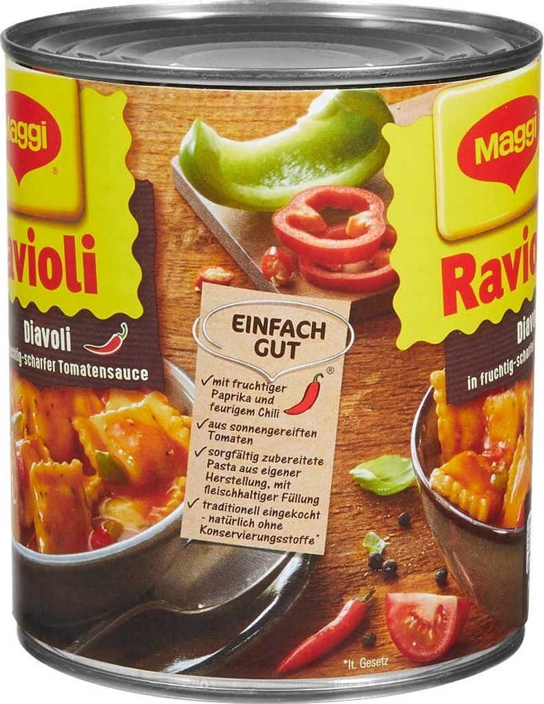 Maggi® Ravioli Diavoli hotové jedlo 800,0 g Obrázok produktu 7