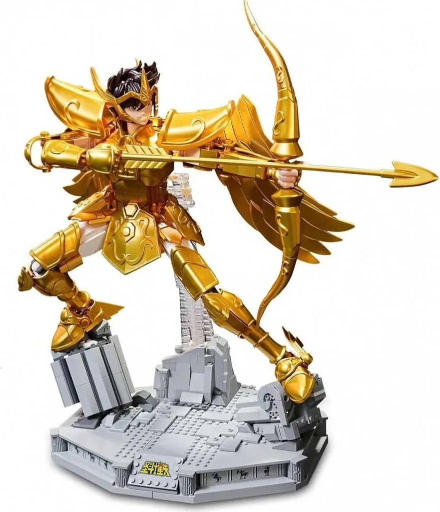 PANTASY Aioros Sagittaire Chevalier du Zodiaque Jeu de Construction 40cm