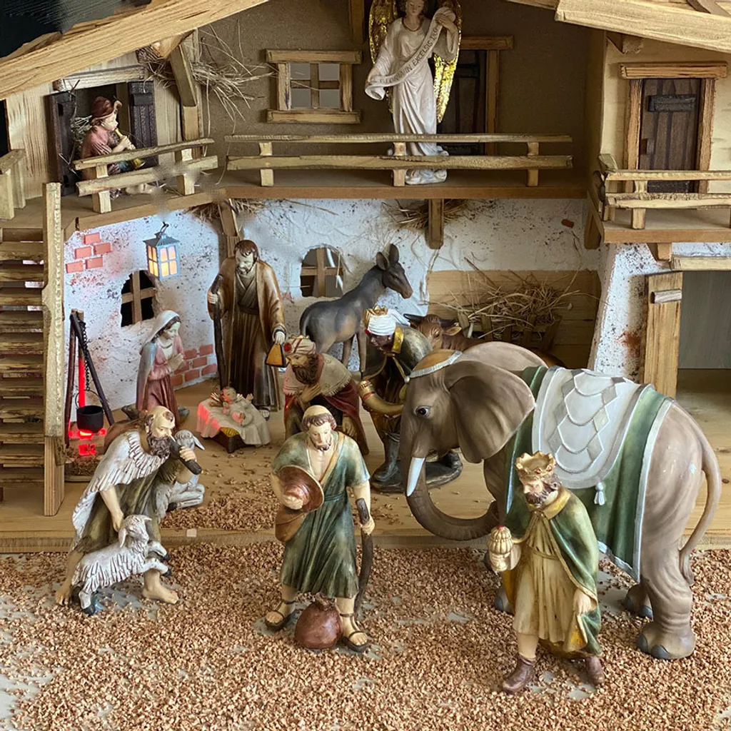 Re Magi per Presepe FADEDA 14 cm - Statuine Artigianali in Resina - 3