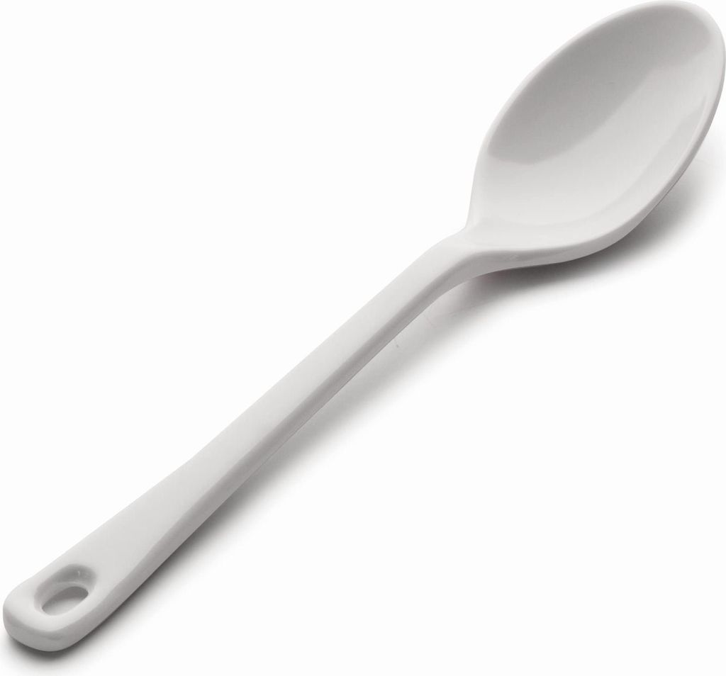 Lacor 63600 – Klassieke, gladde melamineschep, 17 cm, wit Productafbeelding 