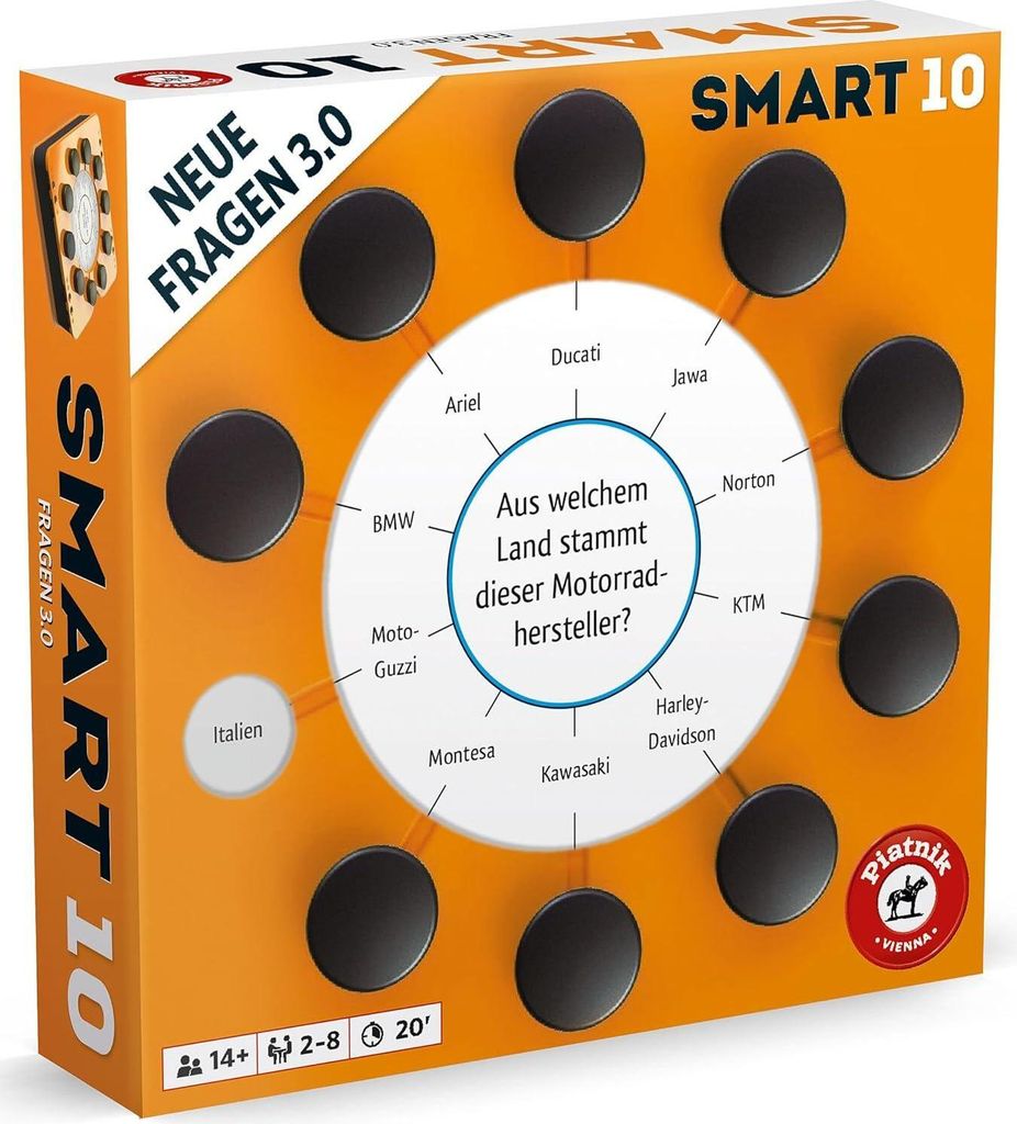 Piatnik Deutschland GmbH Smart 10 Erweiterung 3.0 (100 Karten, 200 Fragen) 1