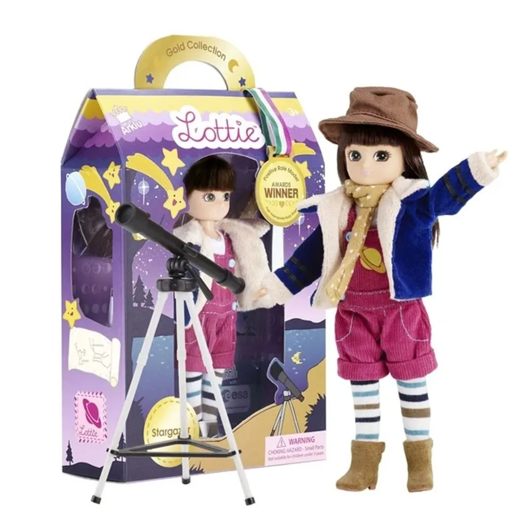 Lottie Stargazer Doll, poupée de mode Mint éducative - 18cm, 3 ans+