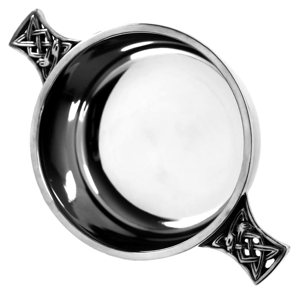 English Pewter Company Quaich-Trinkschale, Zinn, Silber, 3.5"