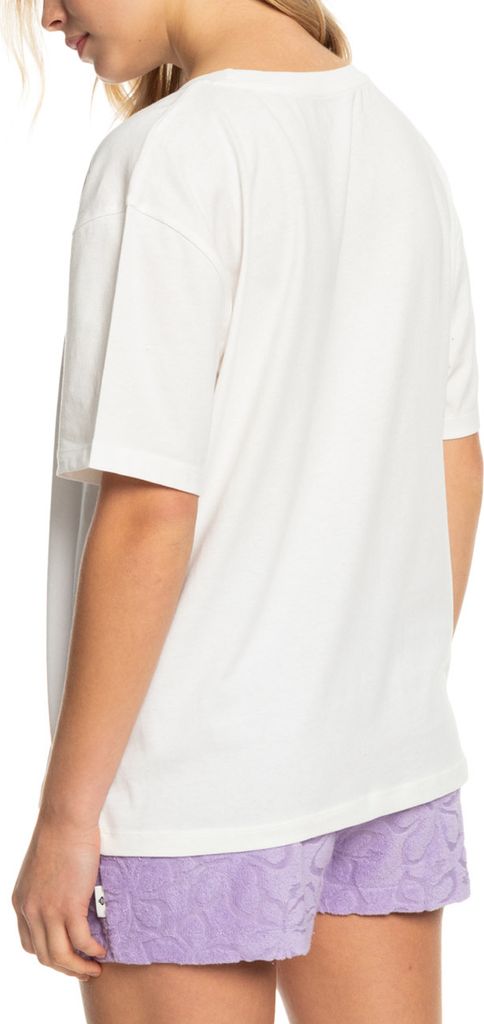 Roxy Damen T-Shirt SAND UNDER SKY , Größe:M, Farben:wbk0-snow white