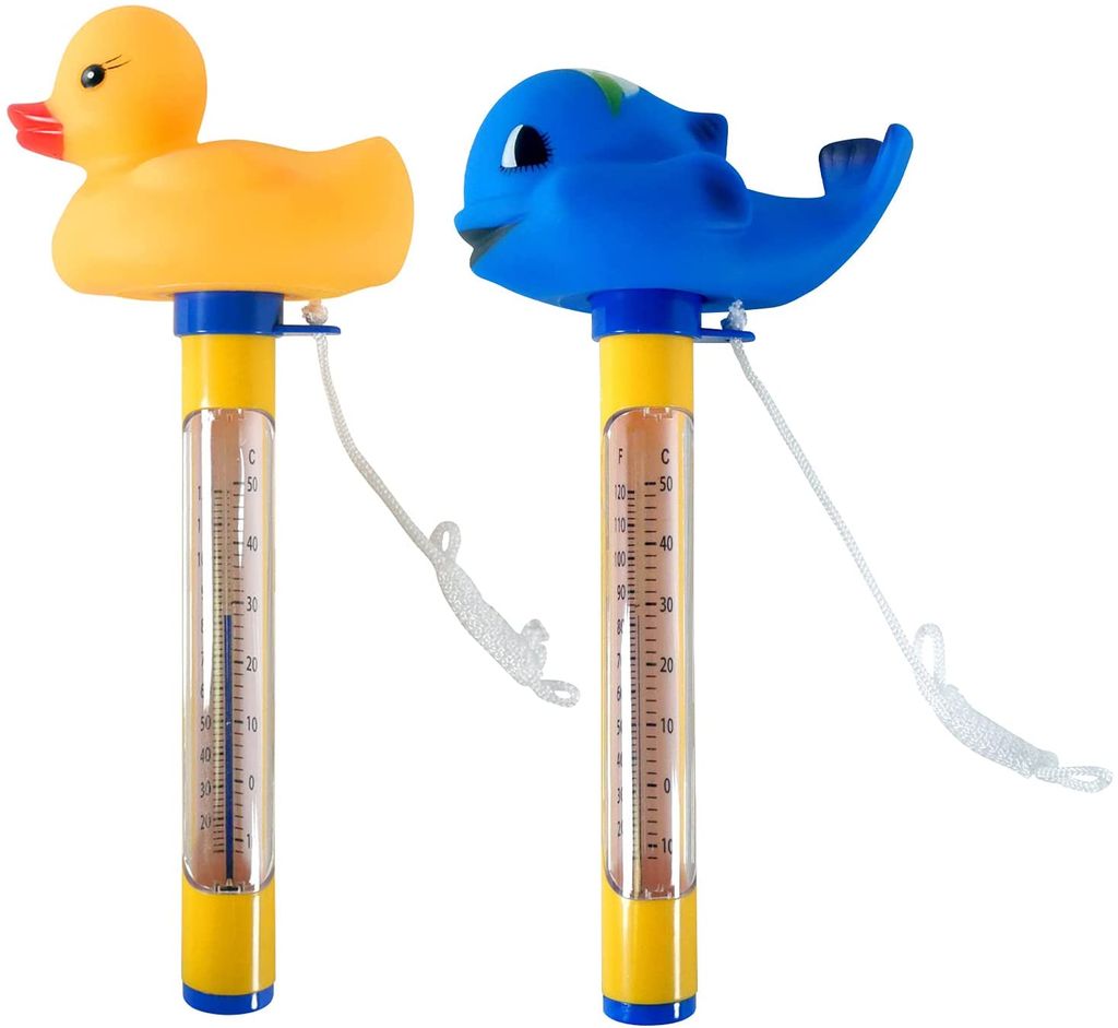 Kit Schwimmendes Thermometer Kind Tier Zum Schwimmen Pool Teich Wasser 