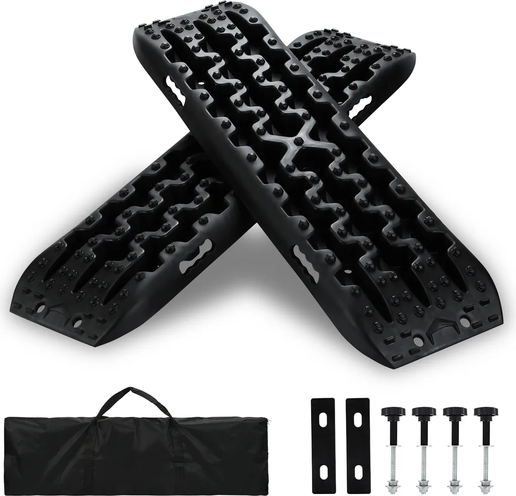 Yakimz 2x bump stop 10T carico trazione aiuto, pneumatici auto catene da neve sabbia piastre