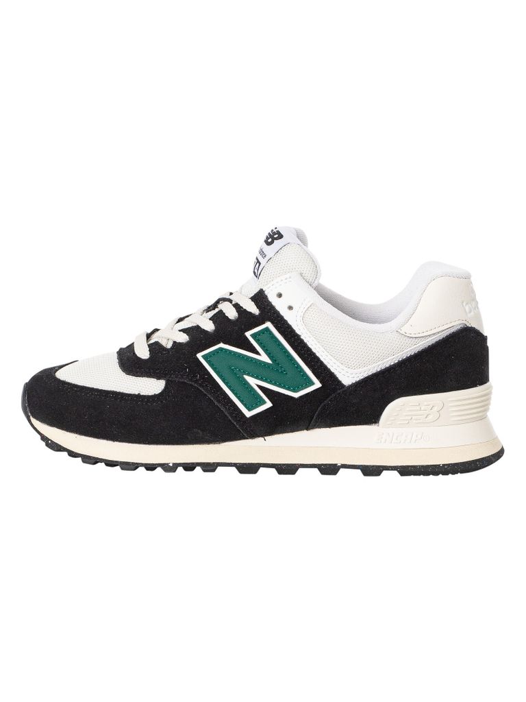 New Balance 574  Sneakers Laag - Zwart - Maat 44 Produktbild 