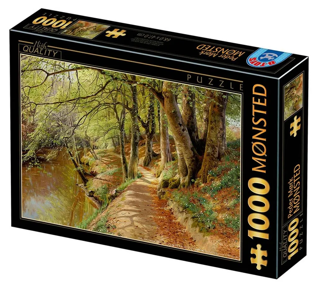 Puzzle 1000 pièces Peder Mørk Mønsted Journée de Printemps Art Classique