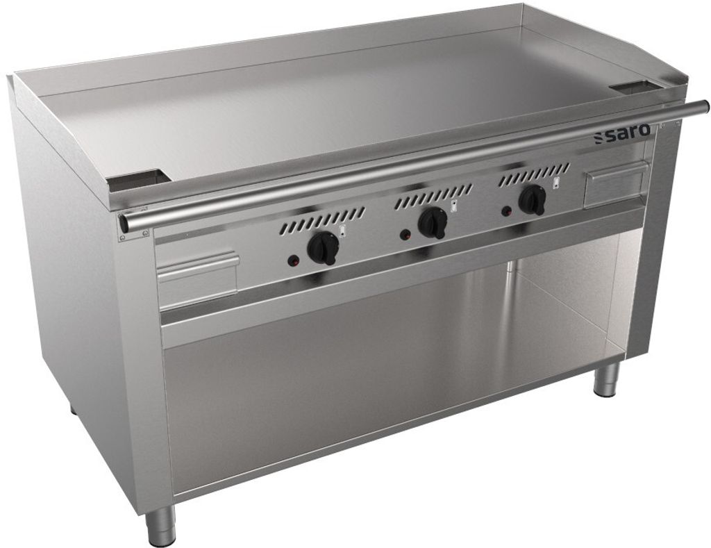 SARO Gas-Teppanyakigrill offenem Unterbau Modell TEB3/140 G