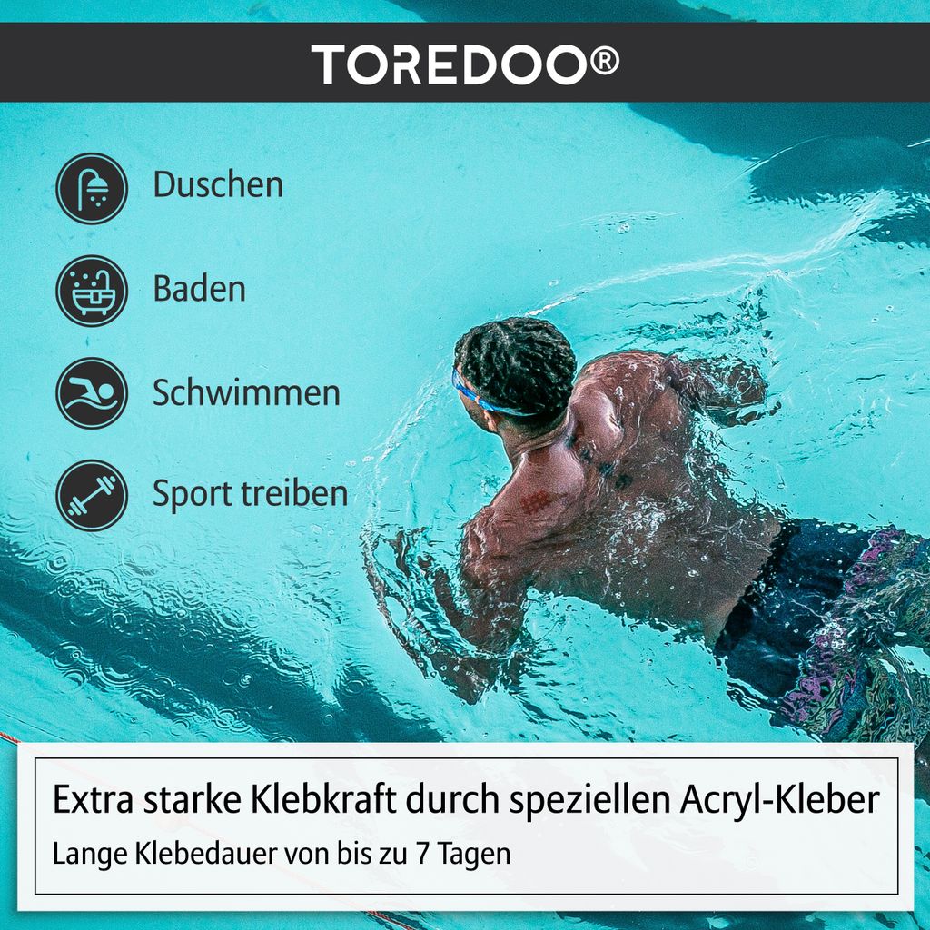 TOREDOO Cross Tape Gittertape Gitterpflaster 234 Stück Typ Produktbild 5