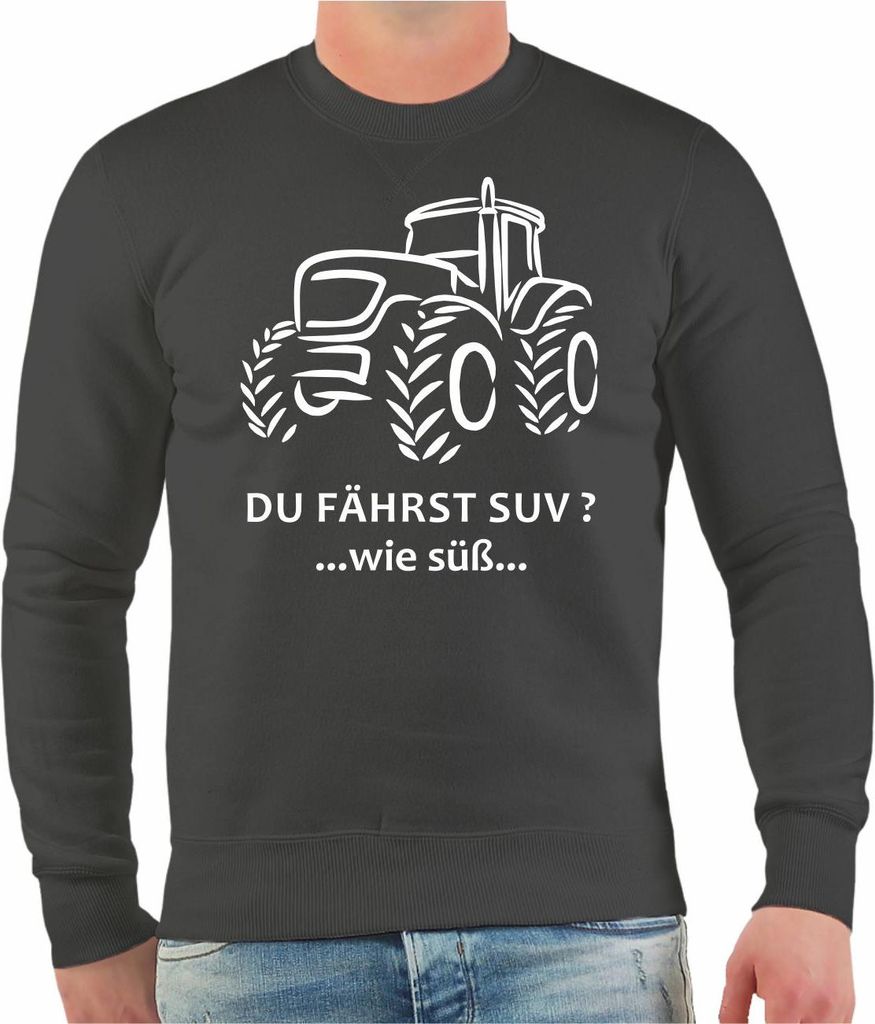 Herren Sweatshirt Du fährst SUV wie süß