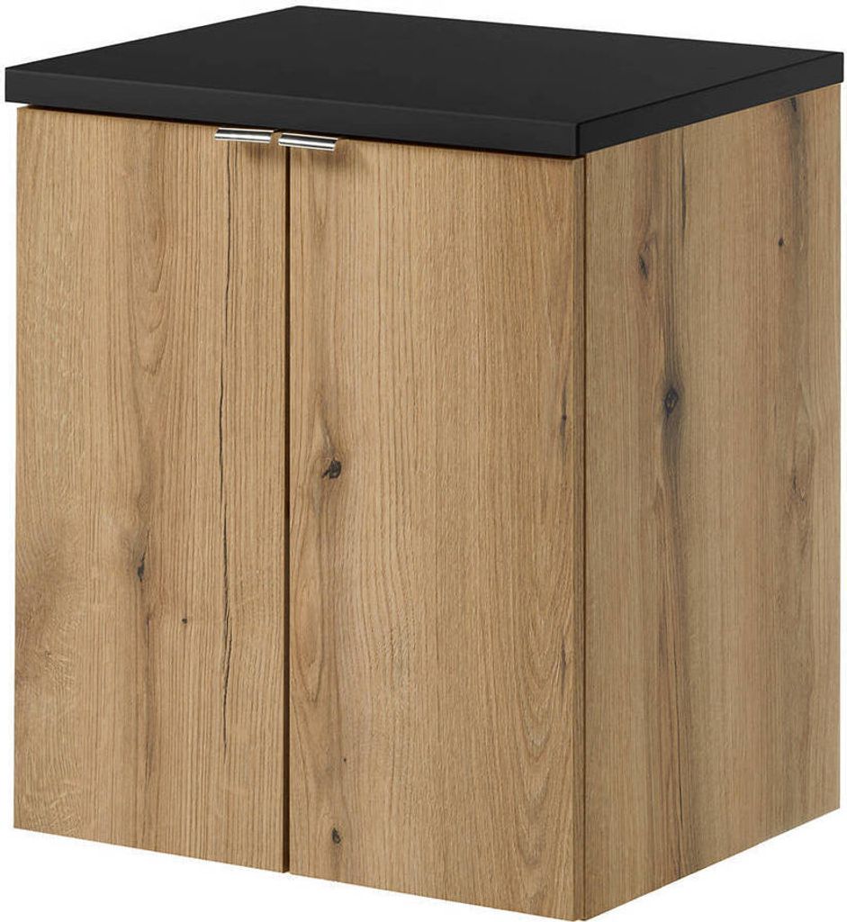 Waschtischunterschrank 'Skelbolu' hängend mit Türen 50 x 60 Produktbild 