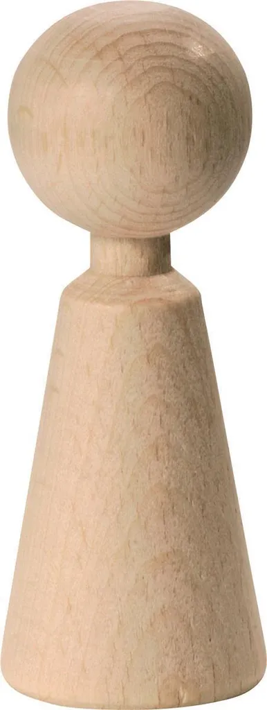 Figurines en Bois à Peindre 70mm - Support Créatif Cône par 10