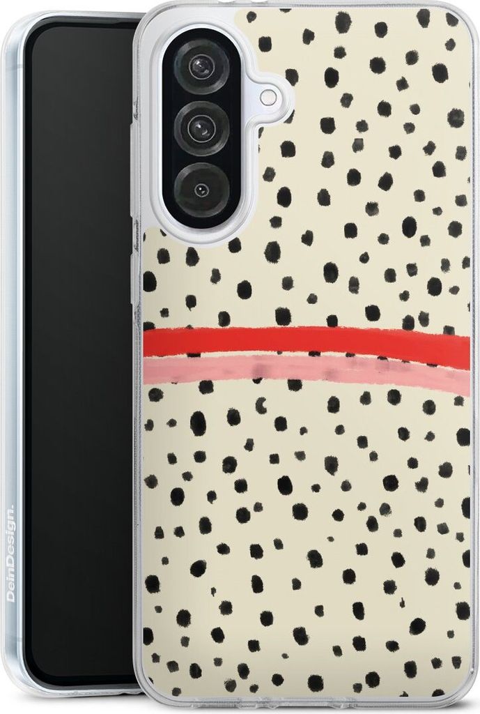DeinDesign Handyhülle für Samsung Galaxy A56 5G Silikon Hülle Case Smartphone Schutzhülle Kunst Punkte Streifen